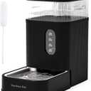 Gardner Pet Automatic Dog Water Dispenser Gravity Waterer with Stainless Steel Bowl Water Dispenser 8.5L Large Capacity Water Feeder with Filters for Dogs Cats Pets, BPA-Free Noise-Free (Black, 8.5L)