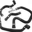 HVAC Heater Supply Return Hose Kit Compatible with Cherokee 2014-2018 Chrysler 200 2015-2017, Replace For 68199254AB 68199254AA 68104972AA 52014624AA 68192082AA 52014627AB