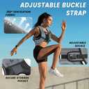 KUKZO Weighted Vest for Women Men 16LB Body Weight Vest with Reflective Stripes for Running,Walking,Workout,Strength Training,Weight Loss