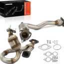 A-Premium Front 2-PC Catalytic Converter Kit Direct-Fit Compatible with Chevrolet Malibu 2008-2012 & Pontiac G6 2007-2009 & Saturn Aura 2007-2009, 3.6L, EPA Compliant