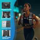 Weighted Vest, 6lb/8lb/12lb/16lb/20lb/25lb/30lb Weight Vest with Reflective Stripe, for Men Women Workout Equipment for Strength Training, Running, Jogging, Fitness, Weight Loss