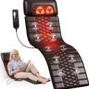 Full Body Massage Mat with Heat, Shiatsu Neck Massage Pillow 10 Vibrating