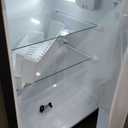 3.1 Cu.Ft Mini Fridge with Freezer, 2 Door Compact Refrigerator, Mini Fridge with Adjustable Removable Glass Shelves for Bedroom, Office, Dorm or Apartment, Stainless Steel (Silver)