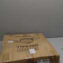 Honoson Half Ball Trainer Yoga Ball with Resistant Band Foot Pump Set, Half Exercise with Fitness Elastic Belt Hedgehog Balance Pods for Core Stability Full Body Workout Gym (23.2 Inch, Purple)