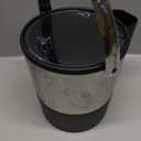 Oggi Insulated Ice Bucket, 4 Quart / 3.8 L, Stainless Steel, Black.