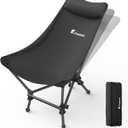 Rocking Camping Chairs, High Back Camp Chair, Wide & Comfy Rocker, 22.8 x 28.2 x 33.9 inches