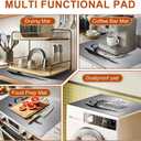 HOMETITUTE Coffee Cup Stove Top Cover 28x20 Diatomite Heat Resistant Mat