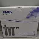 NANPU Z Series 3-Stage Air Filtration System - Sintered, Fine, & Charcoal Filters, 3/4" NPT Inlet, 1/4" NPT Outlet Module, 0-230 psi Gauge, 127 CFM @ 6 bar, Metal Housing, Heat Resistant to 248F