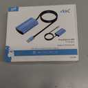 PSVR2 PC Adapter, 4K@120Hz PSVR 2 PC Accessories Kit Compatible with PlayStation VR2, AR Glasses, Portable Monitor, Includes DP 1.4 Cable and Power Adapter (Blue)