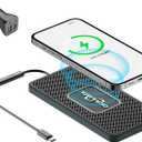 Wireless Charger for Car, Type C Wireless Fast Charging Pad,Charging Station for Multiple Devices,Adapter for AirPods iPhone15/14/13/12 Pro/Max11 Android Samsung S20 S21 S22 S23 (30CM Cable)