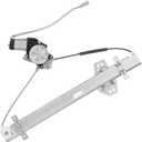 Obaee 748-512 Rear Left Driver Side Power Window Regulator with Motor Compatible with Honda Pilot 2003-2008, Replace OE 72750-S9V-A01, 72750-S9V-A02, WL48512, 2120051, 660502