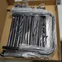 Shoe Rack 3 Tier Long Storage Organizer Wide Metal Shoe Shelf for Closet Entryway Black