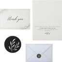 Sympathy Thank You Cards with Envelopes and Stickers (4 x 6 In, 48 Pack)