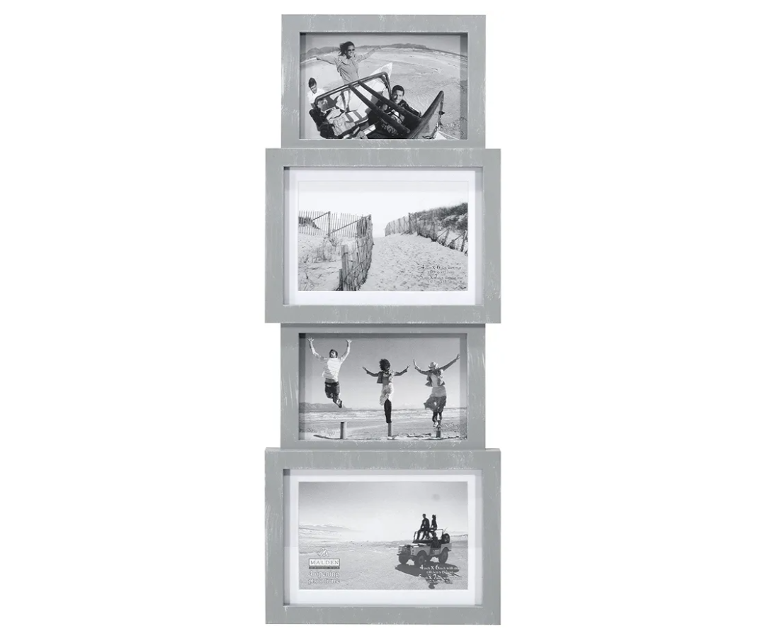 Malden International Designs Collage Picture Frame, Grey