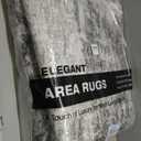 Living Room Area Rugs - 9x12 Abstract Large Soft Indoor Washable Rug Neutral Modern Low Pile Carpet for Bedroom Dining Room Farmhouse Home Office - Grey