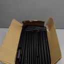 VTRIN Vertical Narrow Shoe Rack Organizer Tall Shoe Rack for Closet Entryway 10 Tier Non-Woven Cover Shoe Shelf Holds 36-41 Pairs Free Standing Shoe Storage Cabinet with Dustproof Cover, Black