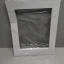 Somime 10 Pack Pre-Cut 11 x 14 White Picture Mats for 8.5x11 Photos - White Core Bevel Cut Frame Matte, Acid Free, Ideal for Frames/Artwork/Prints