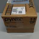 Pyrex Freshlock (4-Pack) Mixed Sized Glass Food Storage Containers Set, Airtight & Leakproof Plastic Locking Lids BPA-Free, Meal Prep Containers Set, Freezer Dishwasher Microwave Safe