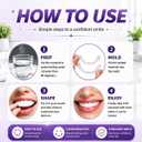 2 Pairs Veneers Teeth for Women and Men, Tooth Replacement Kit, Nature and Comfortable-KR1 (Natural Color008)