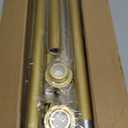 Mcrbeay Shower Curtain Rod, 1" Diameter Heavy Duty Tension Shower Rod, Non Slip Adjustable 28-102 inch No Drilling Shower Curtain Rods Spring Tension For Bathroom, Shower Stall, No Rust, Chrome Gold