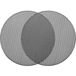 ACROPIX Universal 3 Inch Speaker Grills Mesh for Audio Subwoofer 84x6.5mm Grille without Frame Black - Pack of 2 (84mm)
