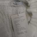 Womens Chunky Knit Cardigan Waffle Knit Button Down Oversized V Neck Fall Sweater for Casual Layering (Large,White)