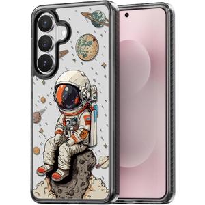 Bouvardia for Samsung Galaxy S26 Plus Case (Cool Astronaut) | Cute Girly Design for Women, Shockproof