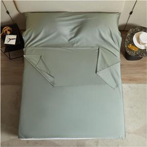 Sleeping Bag Liners 100% Cotton Travel Sheet Sleeping Bag, Sleeping Bags for Hotel Camping Hiking Trips, Ultralight Single/Double Comfortable Sleep Liners, Machine Washable