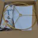 Rumidoph Drum Lamp shades Linen Medium Lamp shade 1 Pack, 13"Top x 13"Bottom x 10"High(Spider) Printed Floral Lampshade for Table Lamps Floor Lamps, Farmhouse Lampshades Replacement, Assembly Required