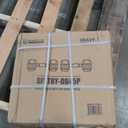 Signature Fitness Rubber Encased Hex Weights Dumbbells Pair, Exercise & Fitness Dumbbells for Home Gym Training (45LB Pair,Midnight Black)