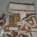 3 Pcs Christmas Gingerbread House Decorations Gingerbread Door Covers Backdrop Christmas Door Banners for Xmas Holiday Party Photography Photo Background Decor(Snowflakes Style)