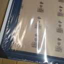 18x36 Frame, Transitional Modern Picture Frames, Blue Vintage Photo Frame