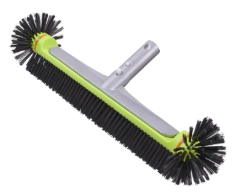 KINFAVOU Pool Brush Head for Cleaning Walls,Heavy Duty Inground/Above Ground Swimming Pool Round Scrub Brushes with Premium Strong Bristle & Reinforced Aluminium