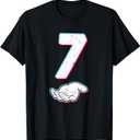 Number 67 Matching Six Seven 6 7 Meme 6 7 Halloween Costume T-Shirt Small