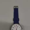 GOLDEN HOUR Waterproof Nurse Watch for Medical Professionals, Students Women Men - Military Time Luminouse Easy Read Dial, 24 Hour with Second Hand, Colorful Silicone Band (Navy Blue)