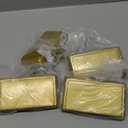 4 Pack Stocking Holders for Mantle, Heavy Duty Non-Slip Bottom Christmas Stocking Holder, Mantle Hangers Christmas Ornaments Decoration - Gold