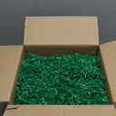 Hampton Distribution Forest Green Crinkle Paper Filler, 2lb Shredded Paper For Gift Baskets, Basket Filler for Birthdays, Weddings, Showers & Holidays