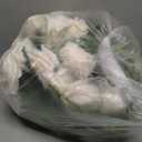 50pcs Ivory Roses Artificial Flowers Bulk Fake White Roses Silk Flower with Stems Realistic Flowers for Wedding Centerpiece Party Birthday Decor