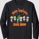 Peanuts Charlie Brown Merry Christmas Carol Long Sleeve T-Shirt M