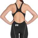 Arena Women's Racing Suit Powerskin St Next Open Back Competition Swimsuit Athletic Tech Suit (Black, 30)