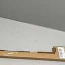 Ivilon Window Curtain Rod Decorative End Cap Design, 1 Inch Rod, 28 to 48 Inch. Warm Gold