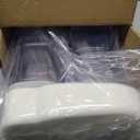 Automatic Dog Cat Feeder and Water Dispenser Gravity Food Feeder and Waterer Set with Pet Food Bowl for Small Medium Dog Puppy Kitten, Large Capacity 1 Gallon x 2(Grey)