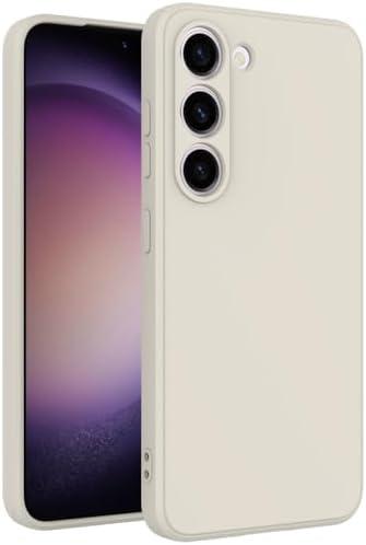 WOGROO for Samsung Galaxy S23 FE Case White, Scratch Resistant with Soft Touch, Slim Thin Phone Cover for Samsung Galaxy S23 FE