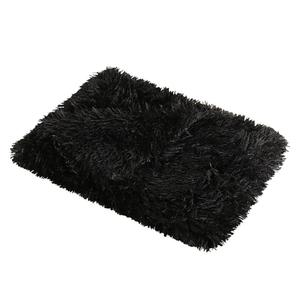 Furry Puppy Blanket - Premium Fleece Fluffy Pet Shag Throw Blanket, Anxiety and Stress Relief, Soft, Warm for Cats & Dogs 22x14 Inches (Black, S)