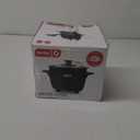 DASH Mini Rice Cooker Steamer with Removable Nonstick Pot, Keep Warm Function & Recipe Guide, One Half Quart, for Soups, Stews, Grains & Oatmeal - Black