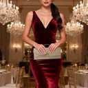 Clutch Purses for Women Suede Clutch Handbag Trendy Evening Shoulder Bags Ladies Crossbody Bag Satchels Grey