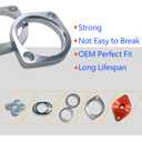 Flange Gasket & Nuts & Red Gasket Seal Installer Tool Compatible for Big Twin Touring Sportster 883 1200 Iron Fat Bob Softail Dyna