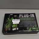 Kullsinss White Grow Light, Full Spectrum LED Plant Lights for Indoor Growing with 6/12/16H Timer, 3 Color Modes, 5 Brightness, 10"-65" Height Adjustable Growing Lamp for Large Indoor Plants, 2 Pack