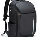 17 Inch Laptop Backpack for Men, Business Travel Anti-Theft Backpack with USB Charging Port, Water Resistant Computer Bag Carry On Flight Approved for Work College Weekender, Black