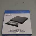 External DVD Drive USB 3.0 USB C CD Burner CD/DVD +/-RW Optical Drive, Slim Portable DVD CD ROM Rewriter Writer Duplicator for Laptop Desktop PC Windows 11/10/8/7 MacBook Mac Linux OS Apple